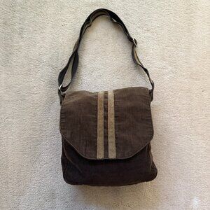 Vintage GAP Brown Corduroy Messenger Bag